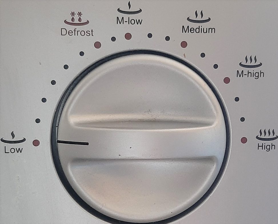 photo of lowest microwave heat