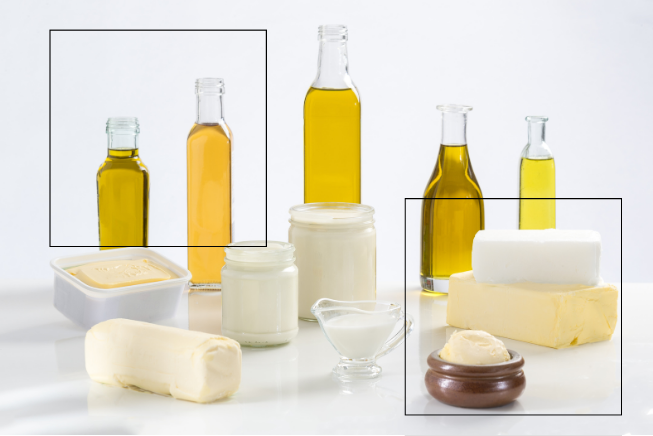 Image illustrates vegetable fat vs animal fat in the context of cooking for beginners  to make them decide what works best for their body,